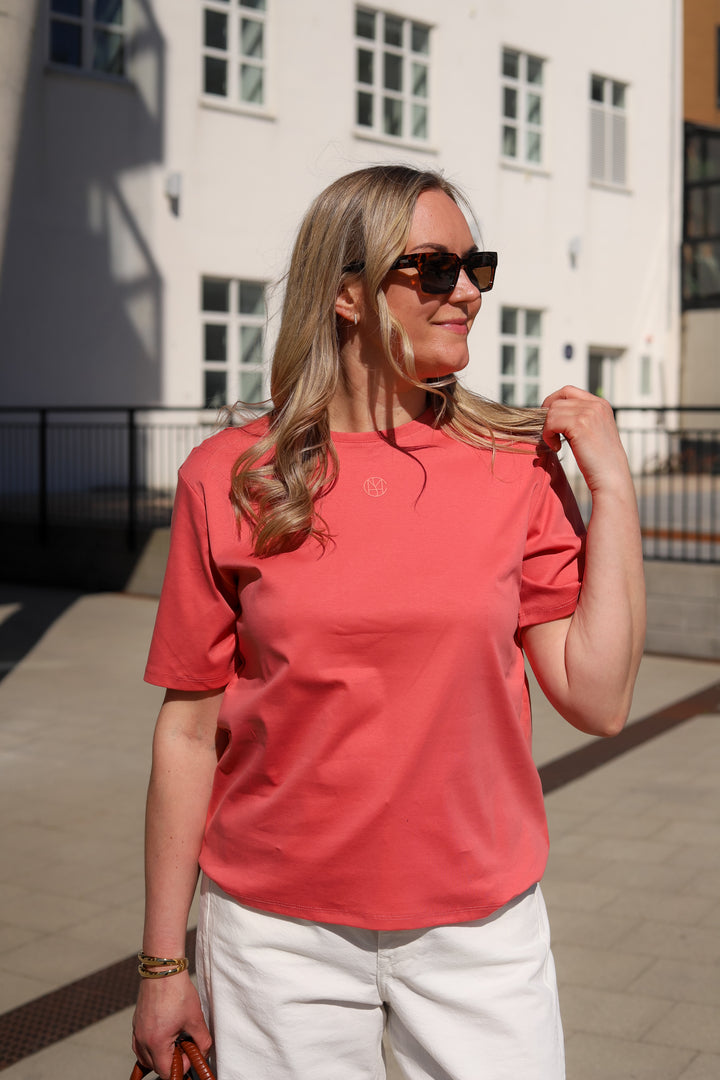 Melea Icon Tee F Rose/Lantana