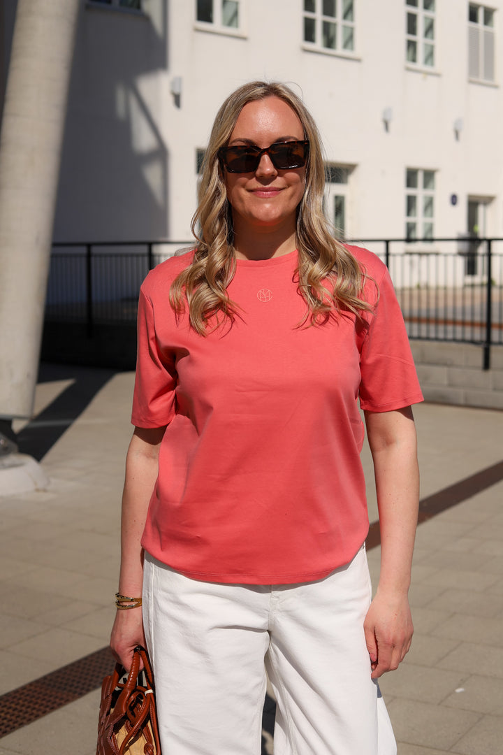 Melea Icon Tee F Rose/Lantana