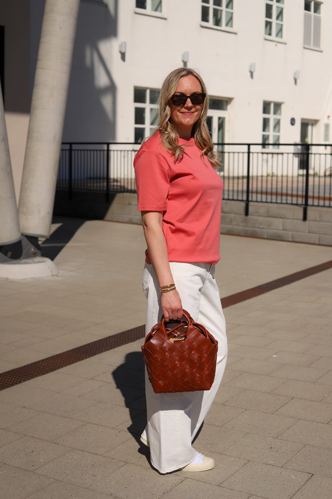 Melea Icon Tee F Rose/Lantana