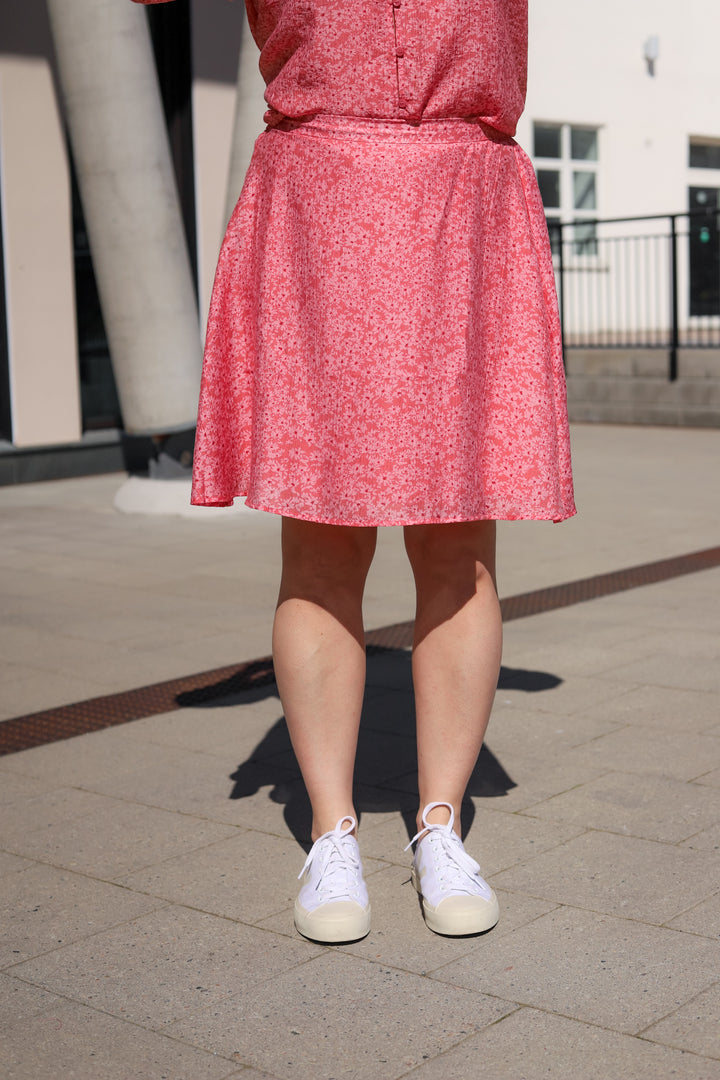 Seraphina HW Skirt AOP F Rose Flowers