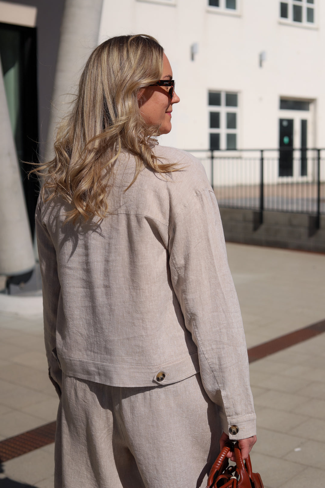 Viana Ginia Jacket Sand Melange