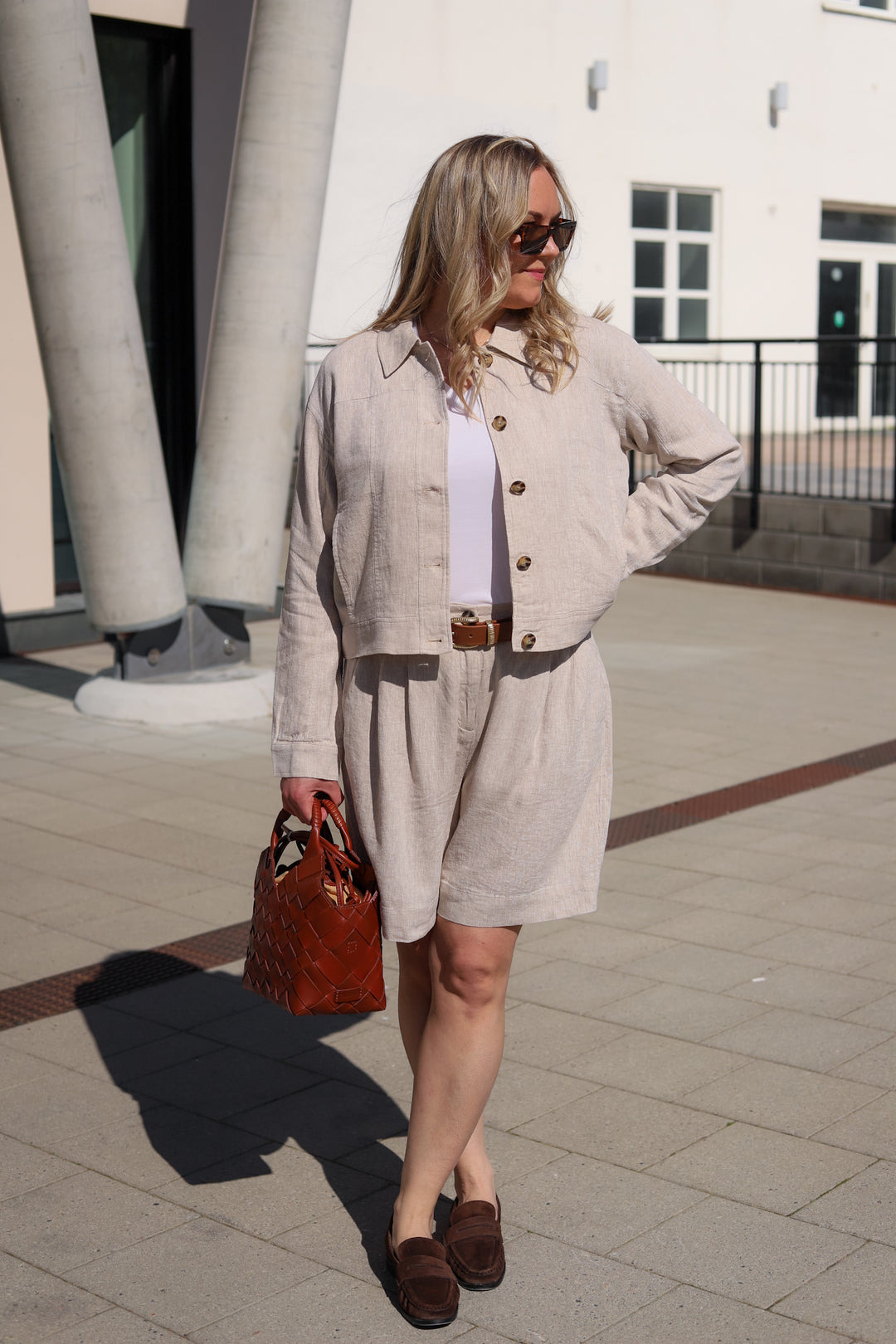 Viana Ginia Jacket Sand Melange