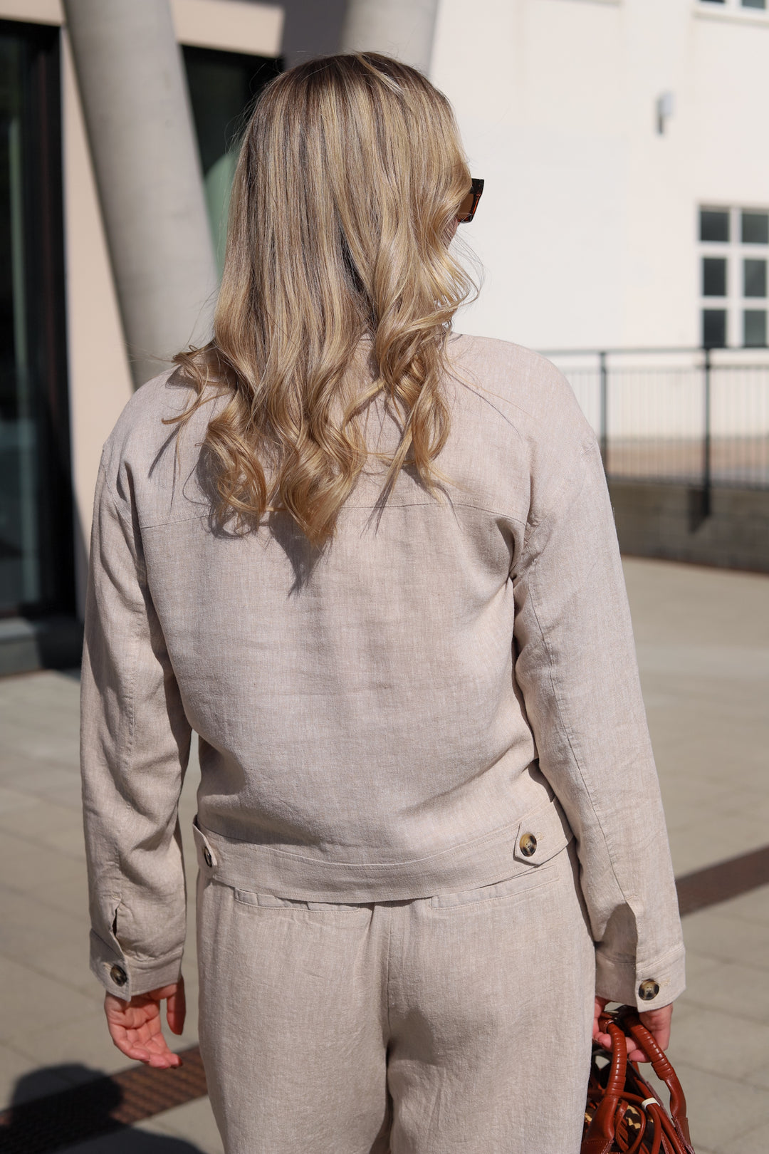 Viana Ginia Jacket Sand Melange