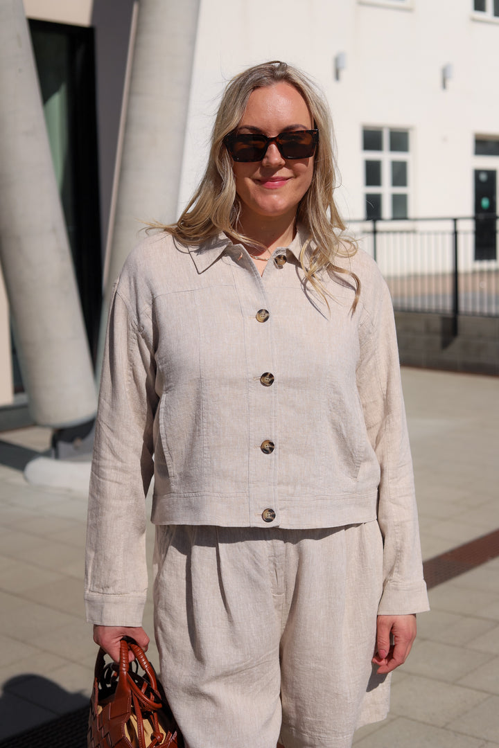 Viana Ginia Jacket Sand Melange