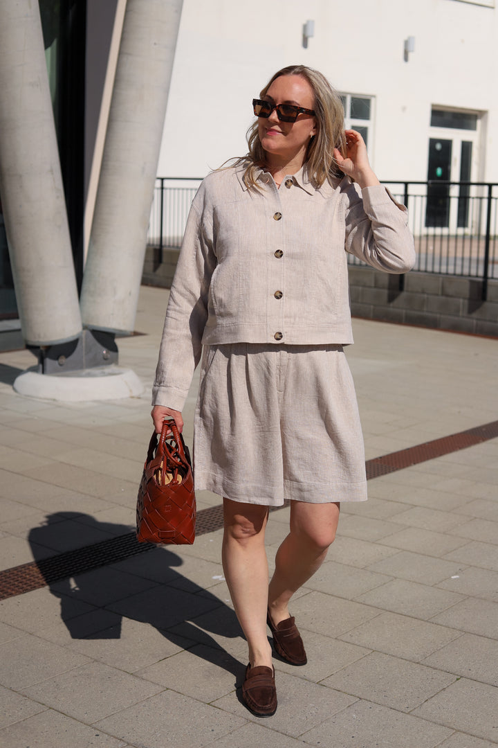 Viana Ginia Jacket Sand Melange