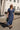 Viana Ginia 2/4 Dress V Indigo Mel