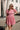 Broderie Anglaise Puffed Dress Rose Pink