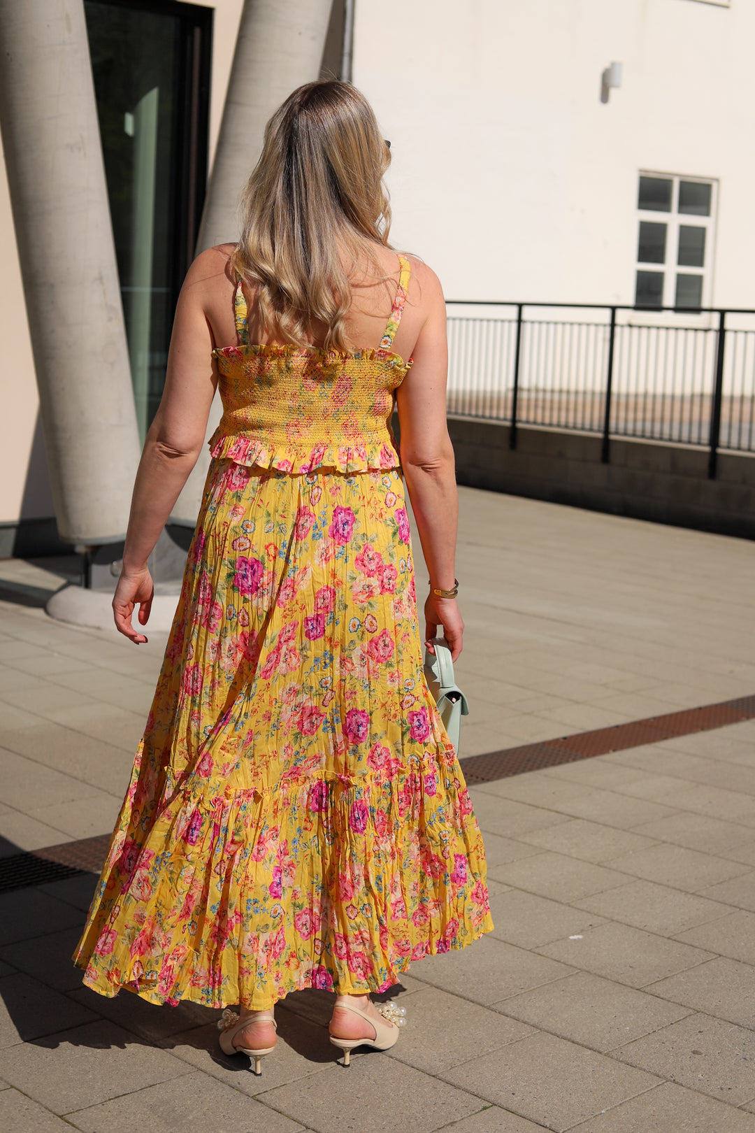 Twisted Strap Dress Daylight Blossom