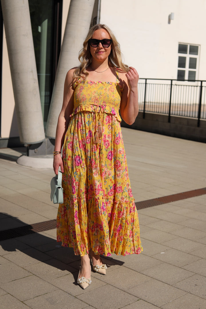 Twisted Strap Dress Daylight Blossom