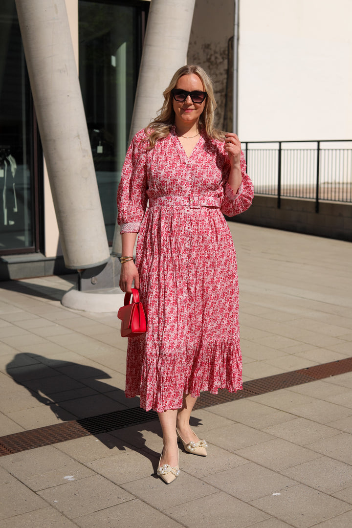 Twisted Midi Dress Wildflowers