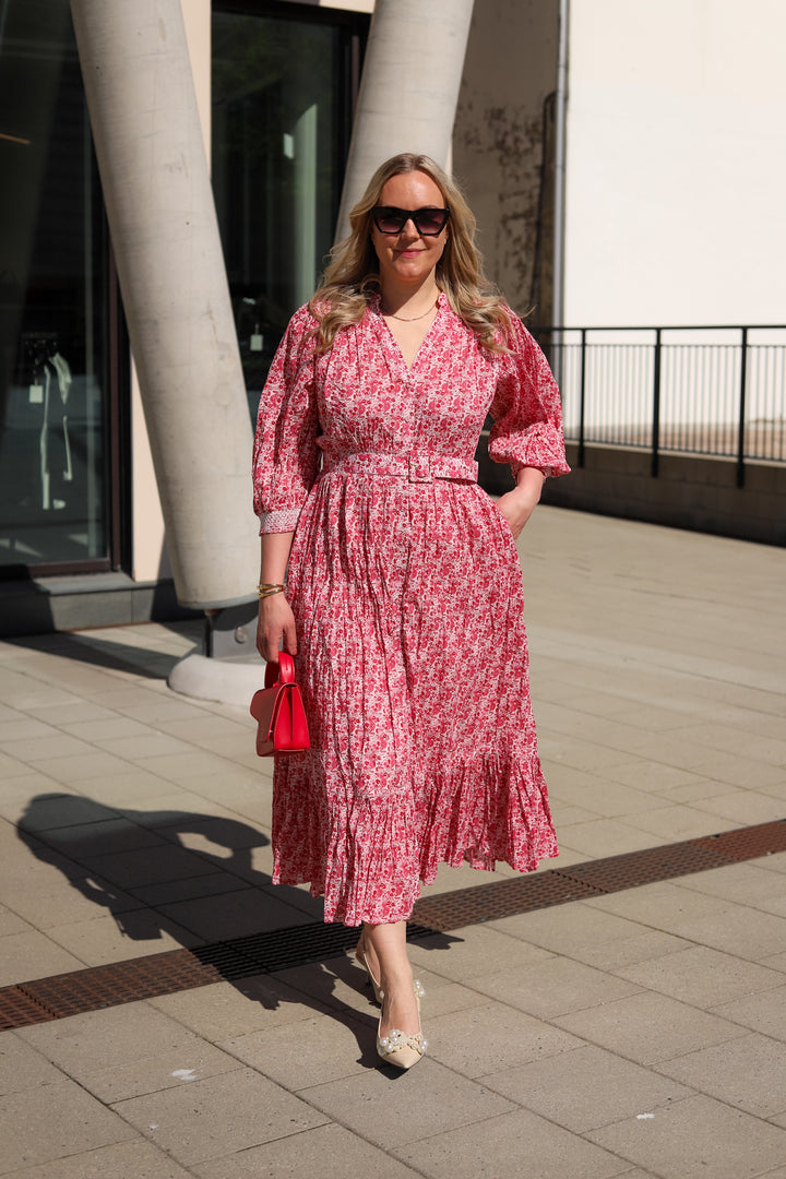Twisted Midi Dress Wildflowers