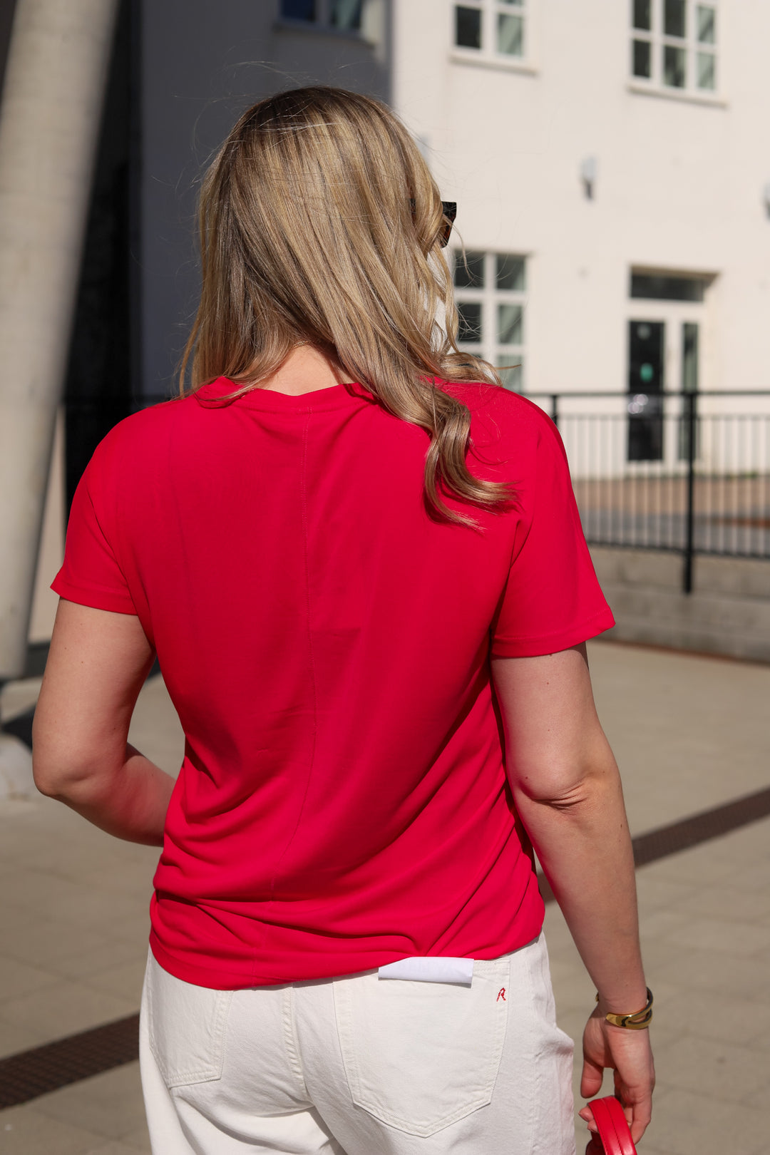 Fenya Modal V Neck Tee Jazzy