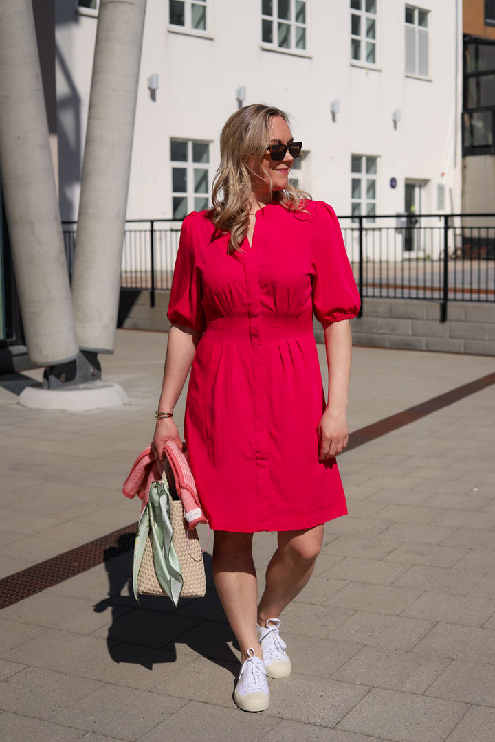 Malanie 3/4 Shirt Dress Jazzy