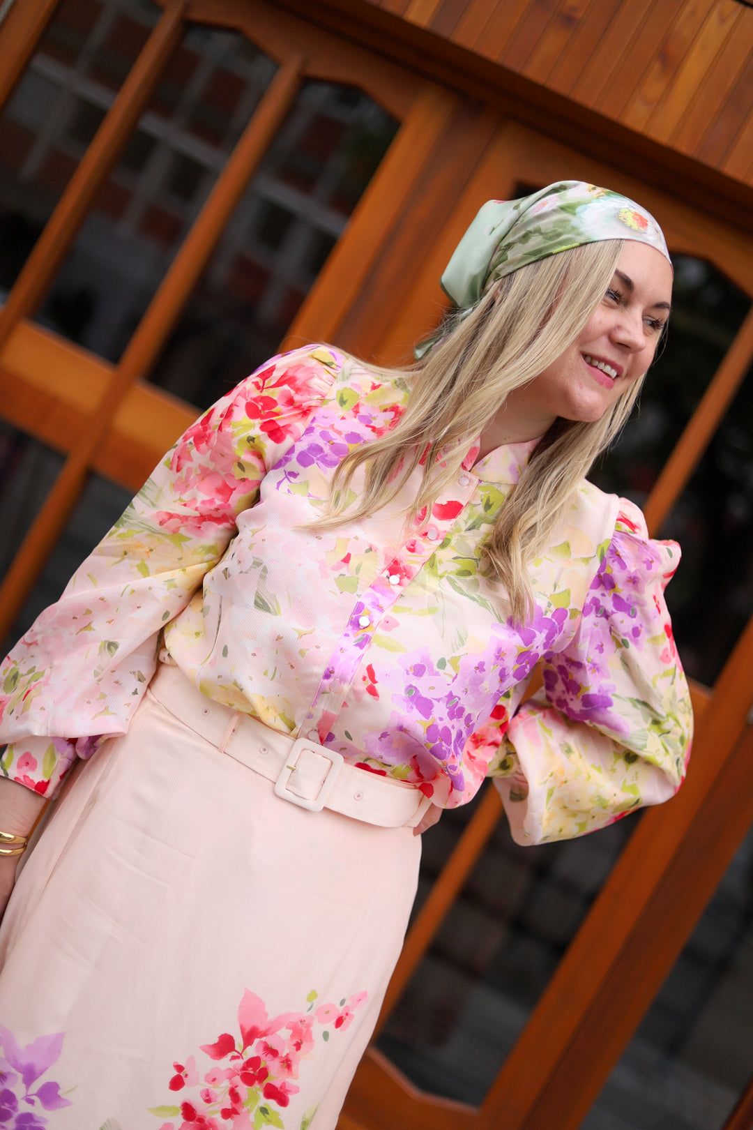 Organza Blouse Blush Dream