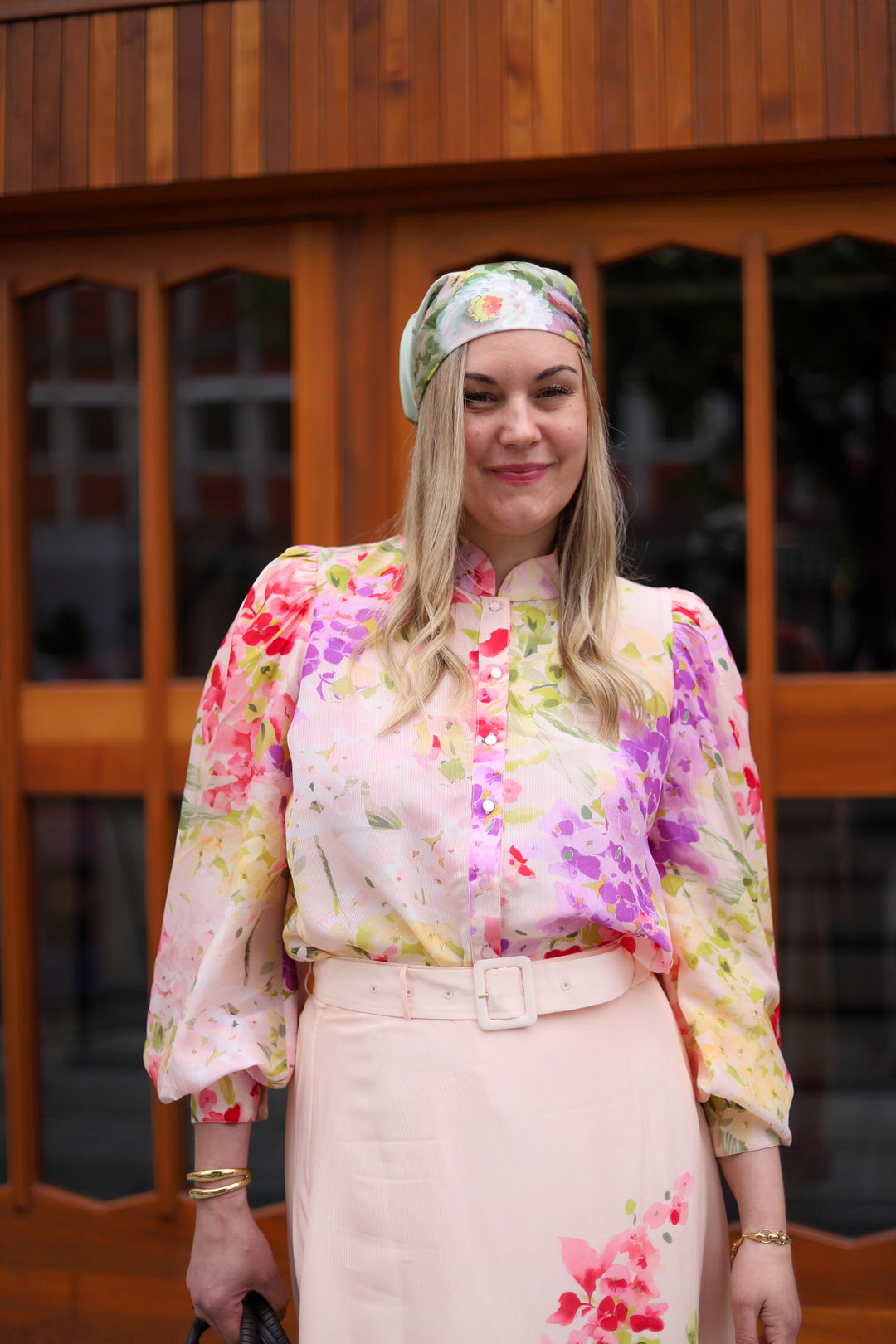 Organza Blouse Blush Dream