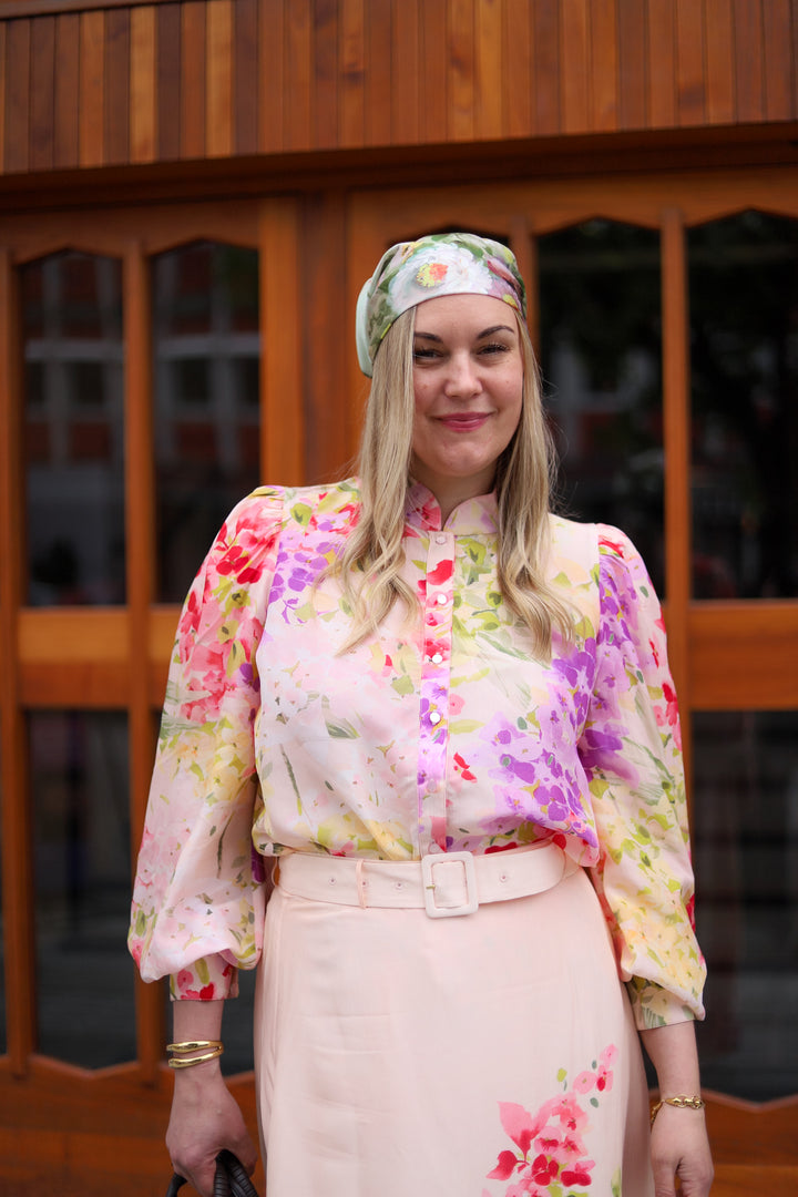 Organza Blouse Blush Dream