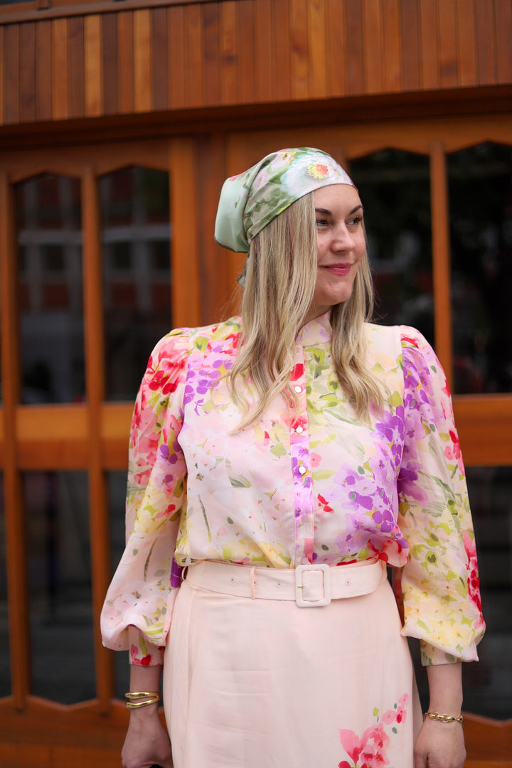 Organza Blouse Blush Dream