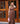 Shiny Sleeveless Dress Brown