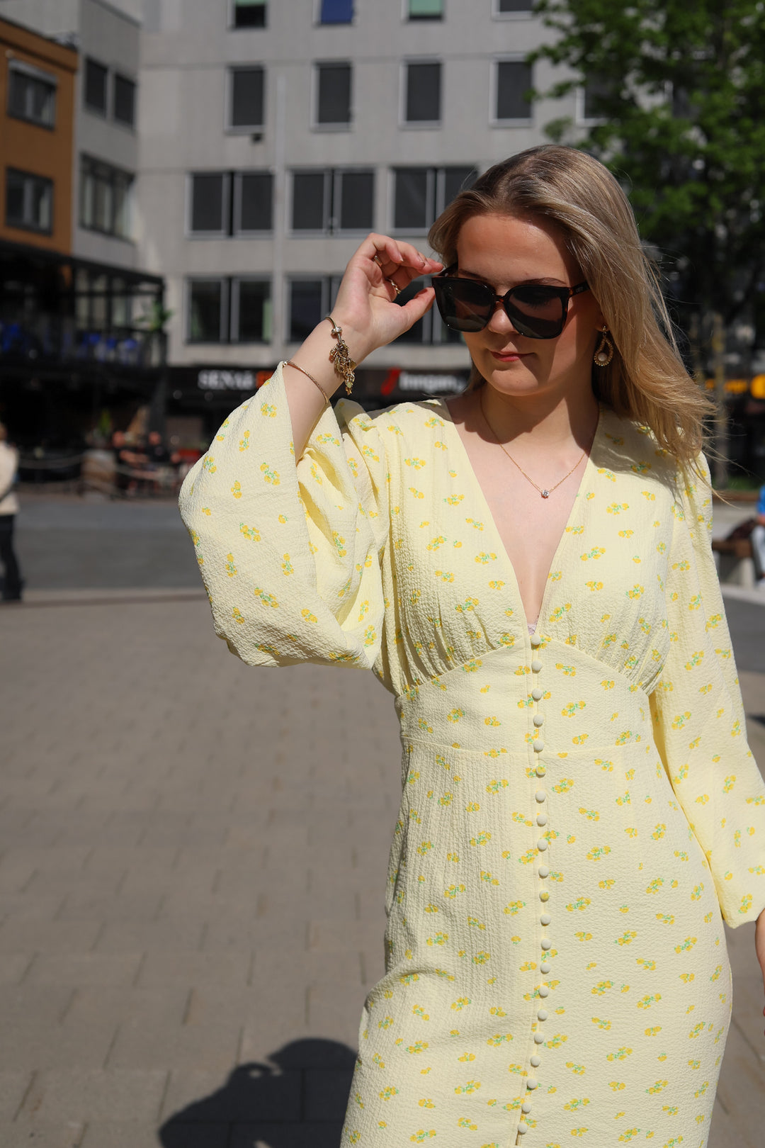 Positano Dress Pastel Yellow