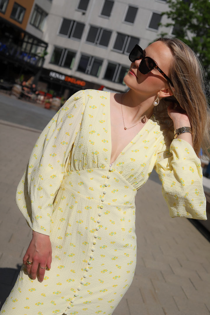 Positano Dress Pastel Yellow