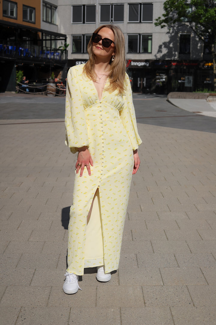 Positano Dress Pastel Yellow