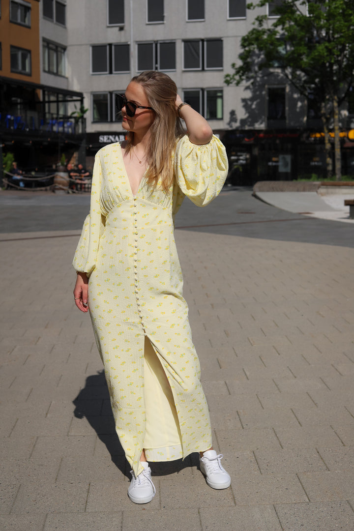 Positano Dress Pastel Yellow