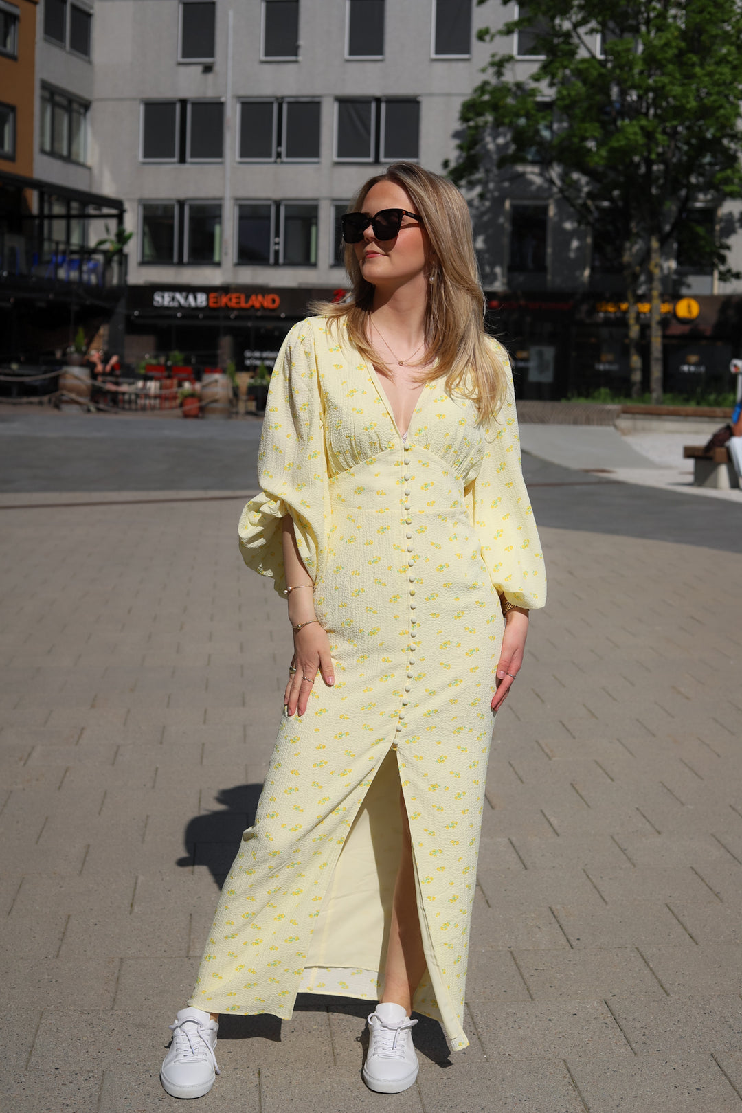 Positano Dress Pastel Yellow