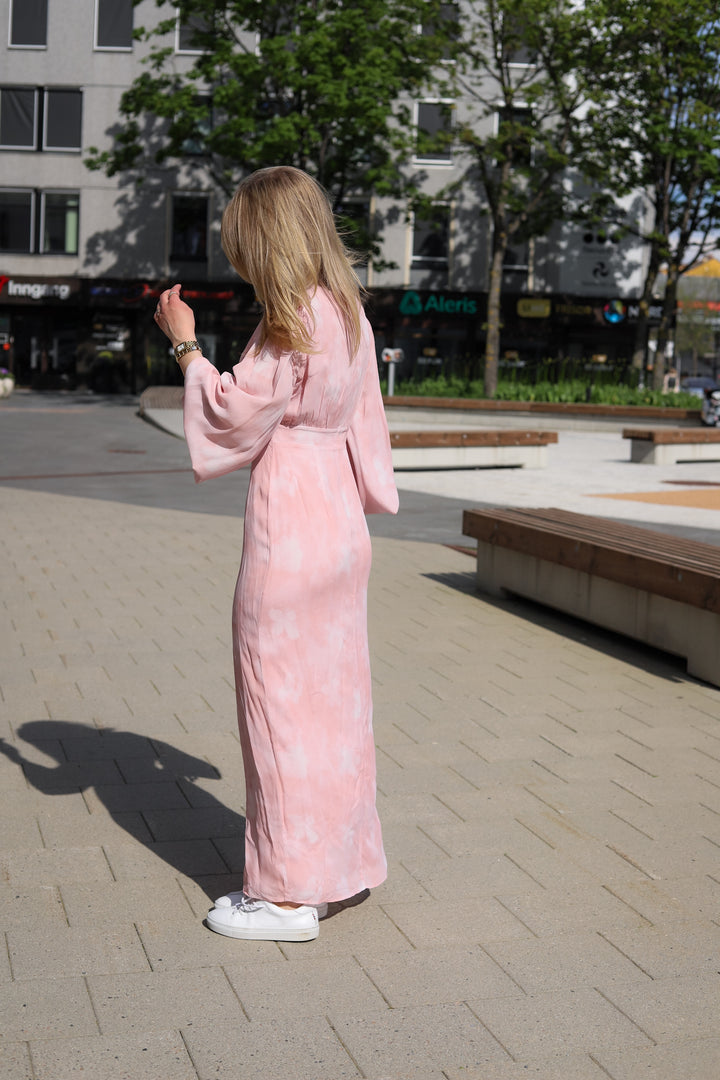Positano Dress Blurred Pink