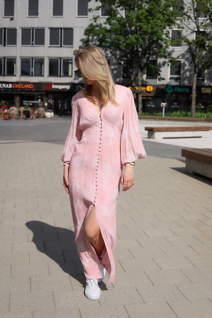 Positano Dress Blurred Pink
