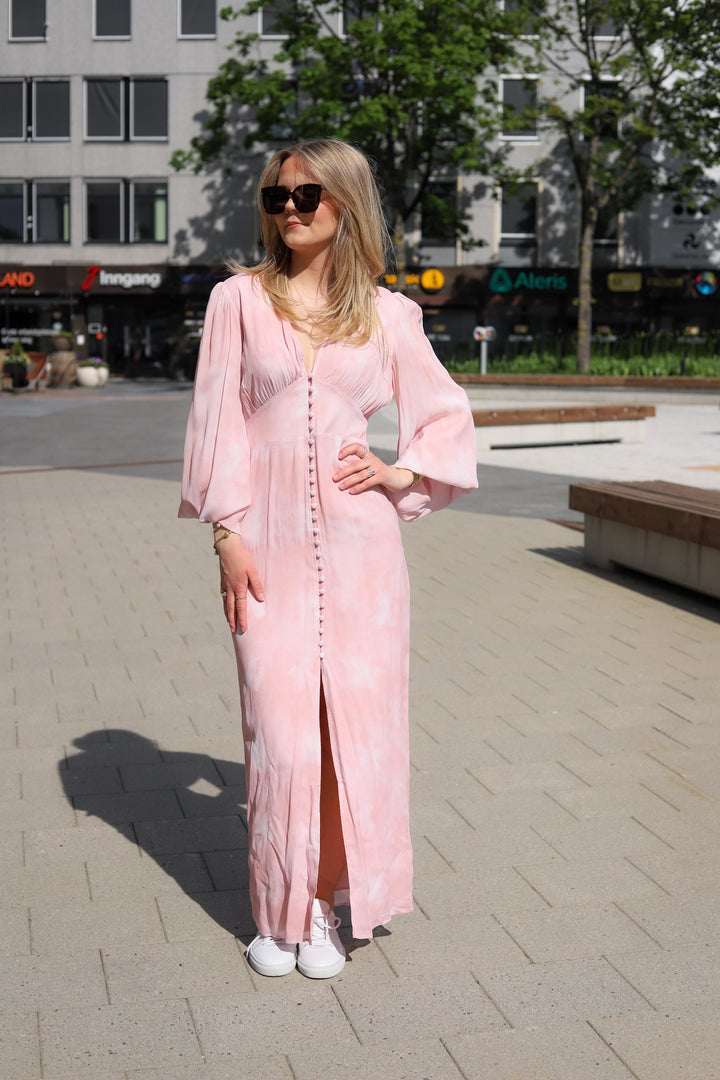 Positano Dress Blurred Pink