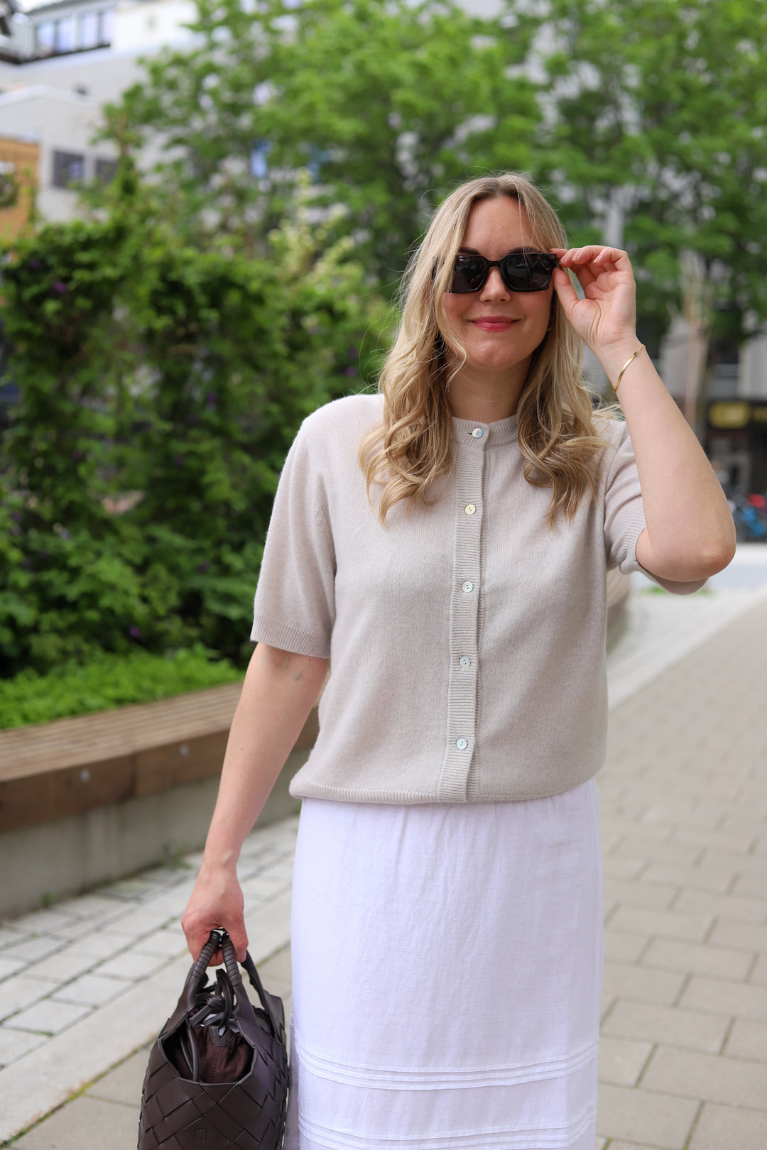 Eloise 19 Cardigan Sand