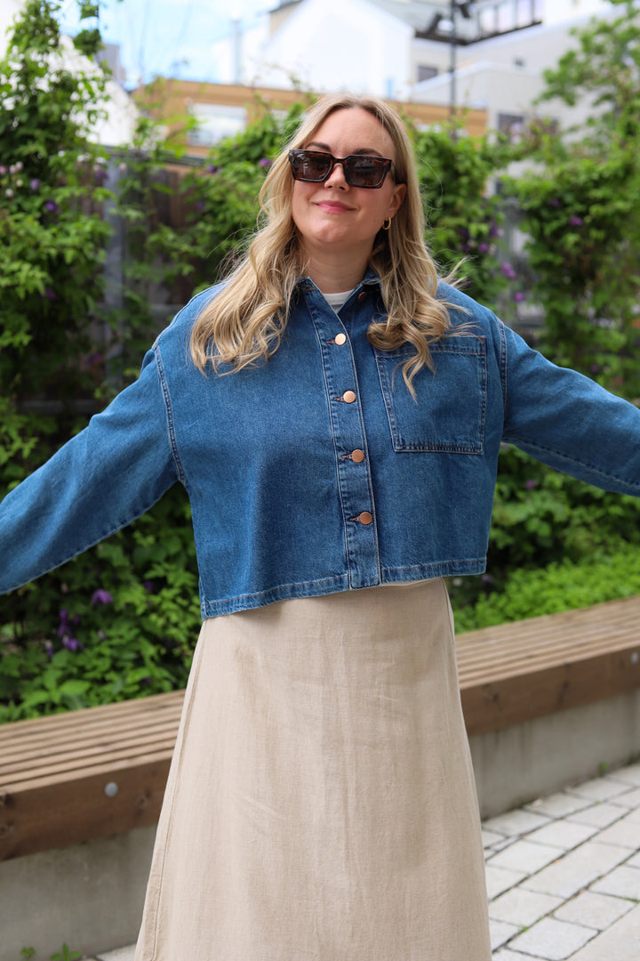 Turig Alena Shirt Mid Blue Wash
