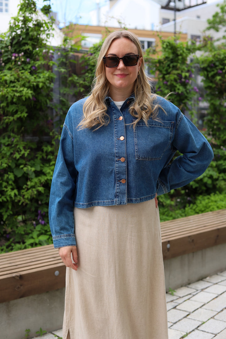 Turig Alena Shirt Mid Blue Wash