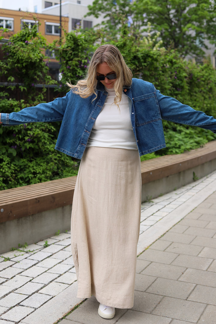 Turig Alena Shirt Mid Blue Wash