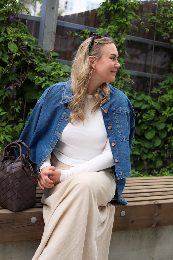 Turig Alena Shirt Mid Blue Wash