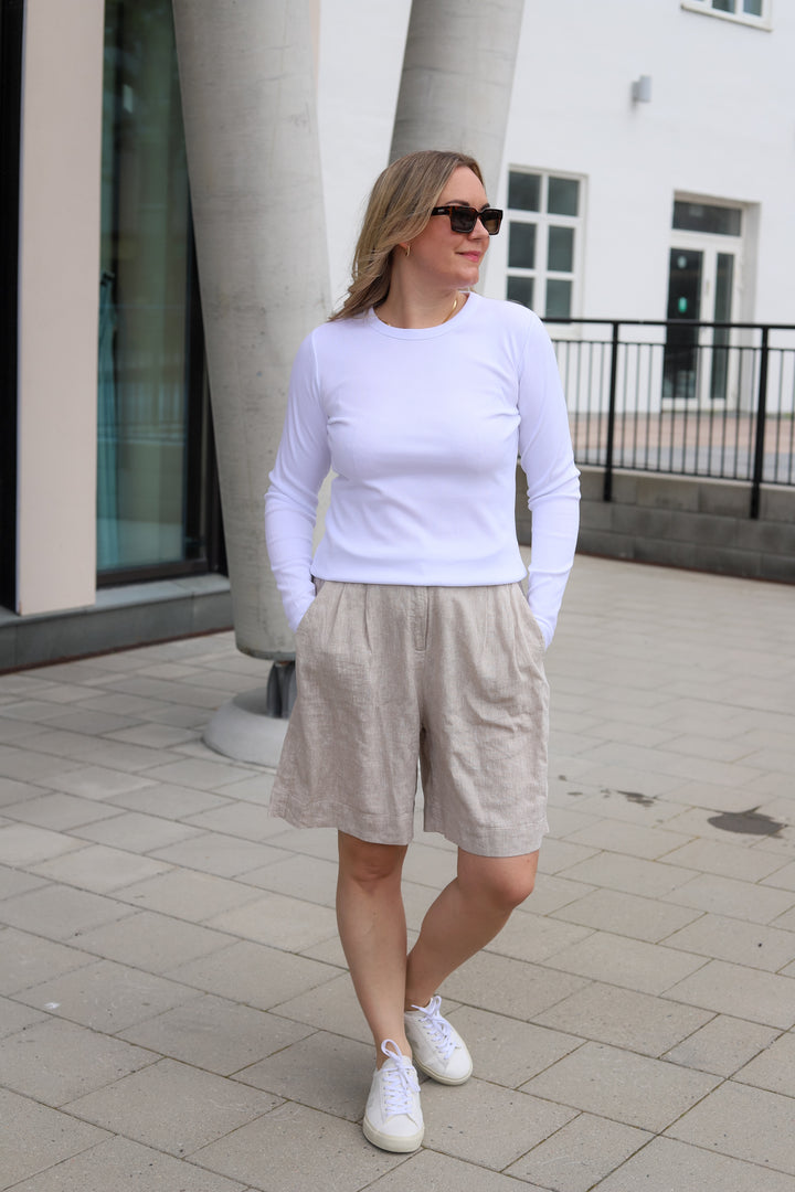 Numbia 3 Long Sleeve White