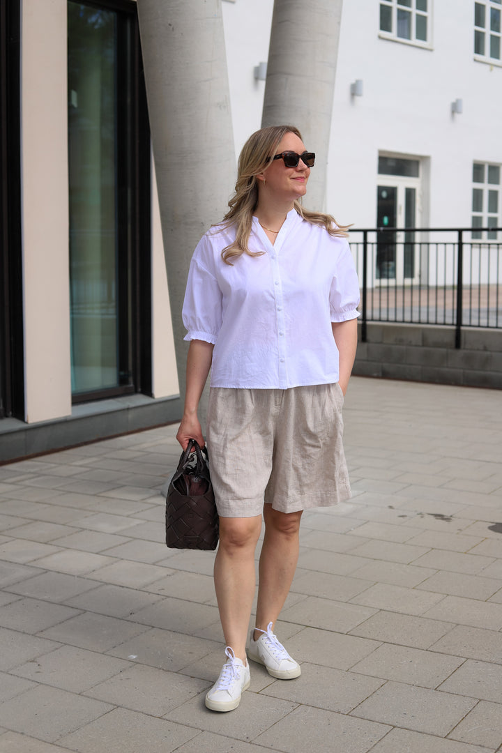 Marca Dotten 2/4 Shirt Bright White
