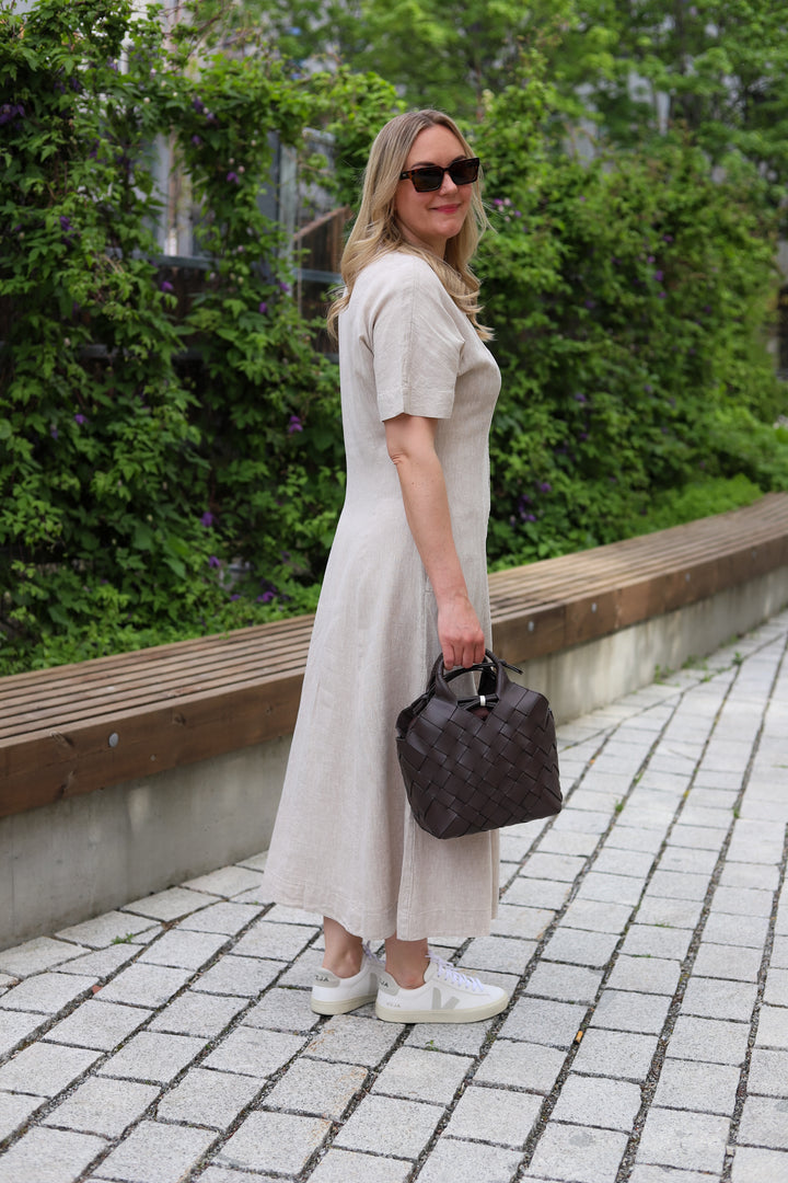 Viana Ginia 2/4 Dress Sand Melange