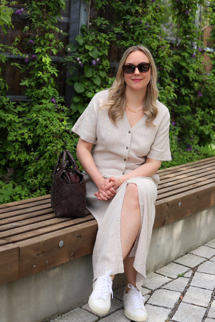 Viana Ginia 2/4 Dress Sand Melange