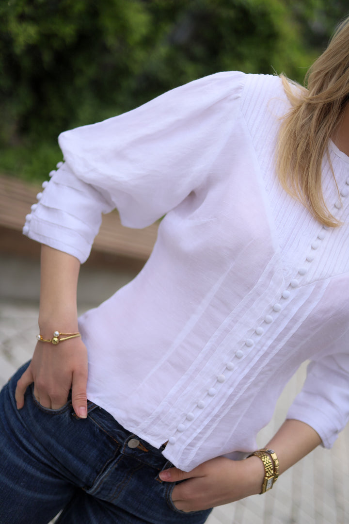 Katja Blouse White