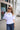Romie Pleat Tee White