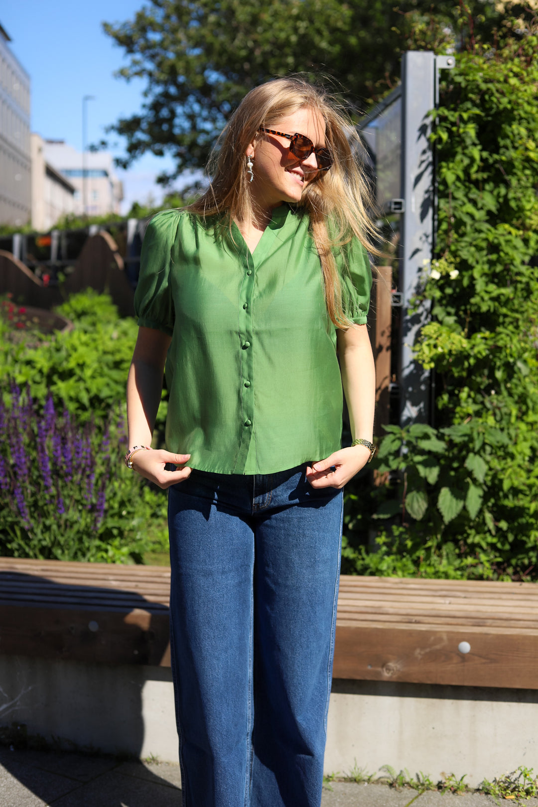 Olivie 2/4 Shirt English Ivy