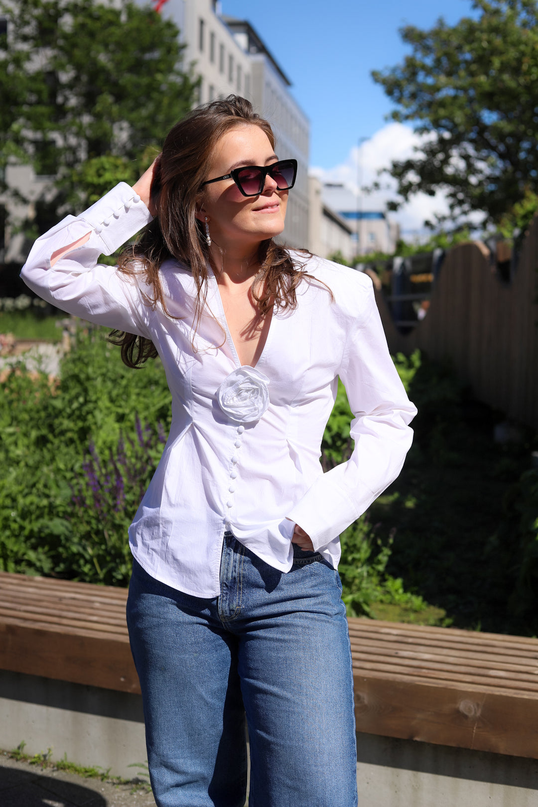 Fitted Shirt Bright White