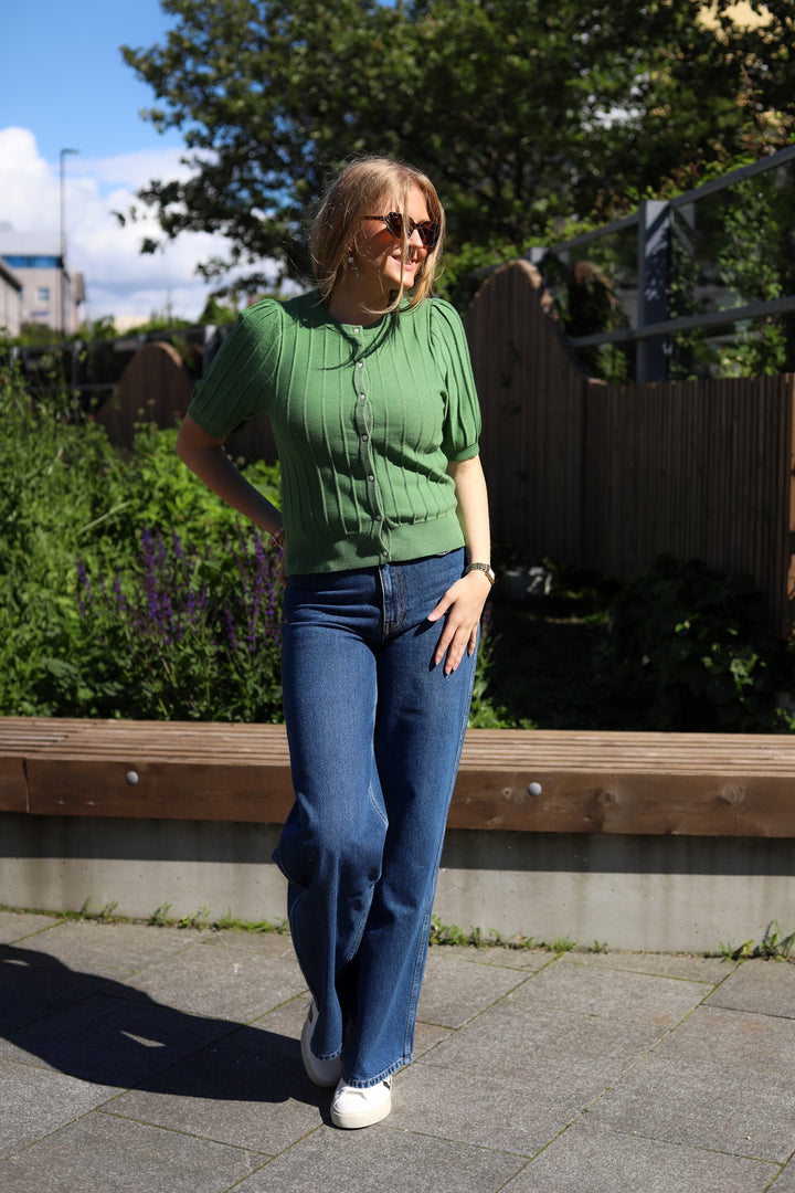 Guru 2/4 Cardigan English Ivy