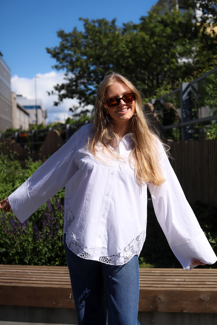 Oversized Shirt Bright White