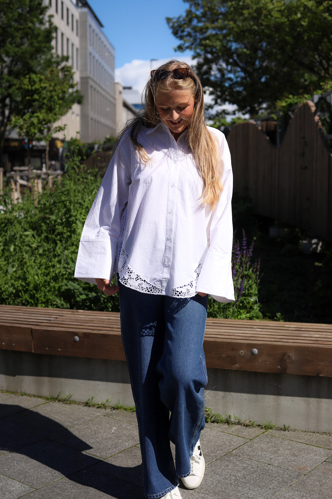 Oversized Shirt Bright White