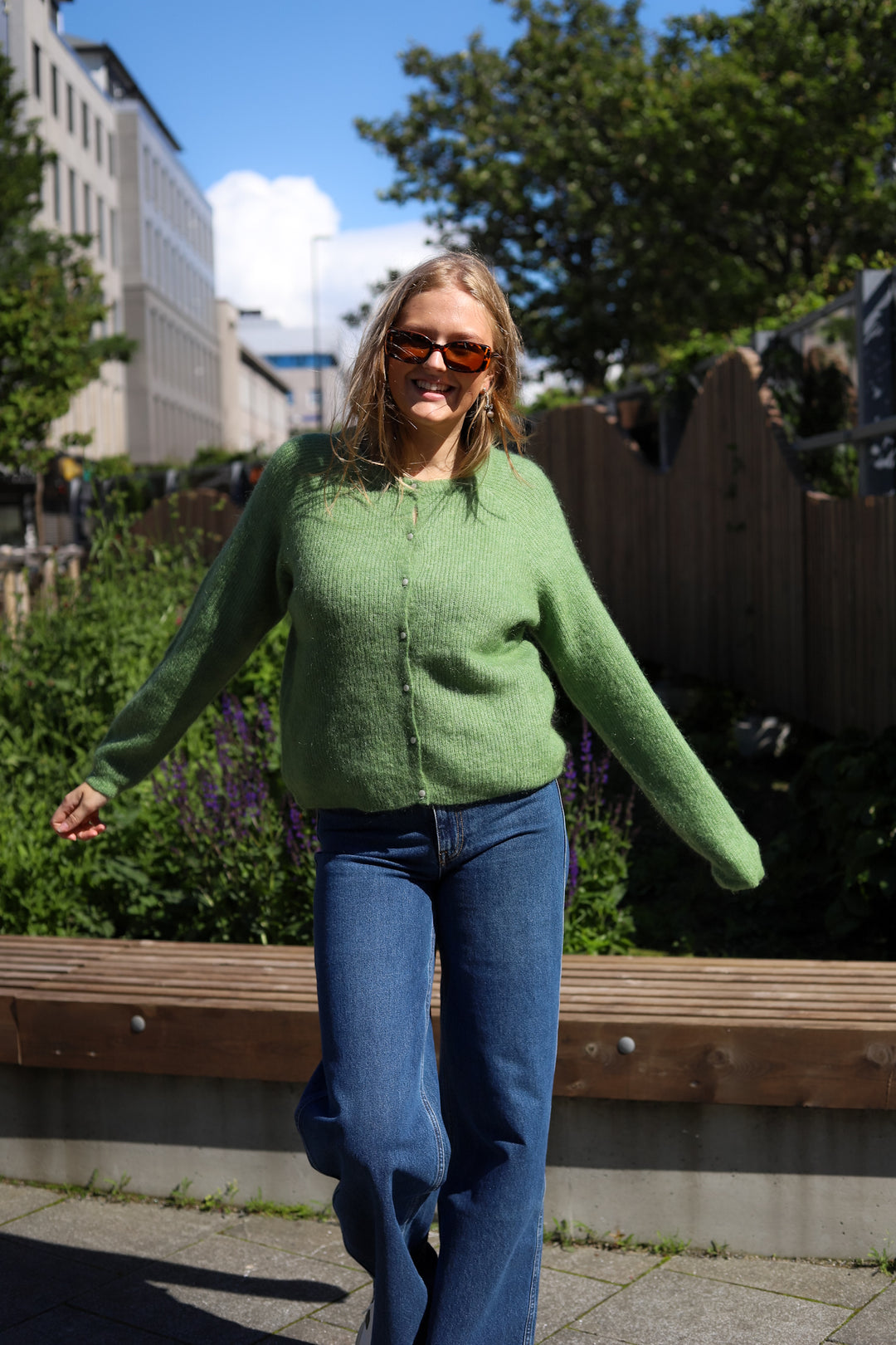 Amalie Cardigan English Ivy