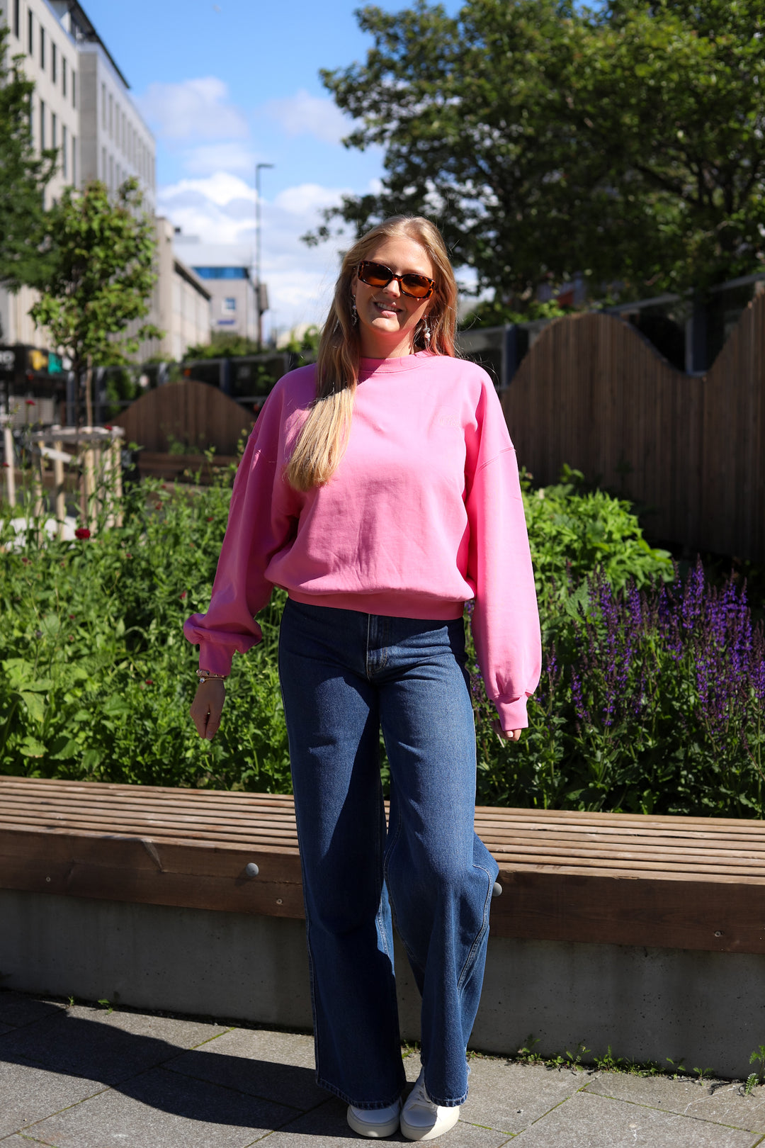 Classic Sweatshirt Aurora Pink