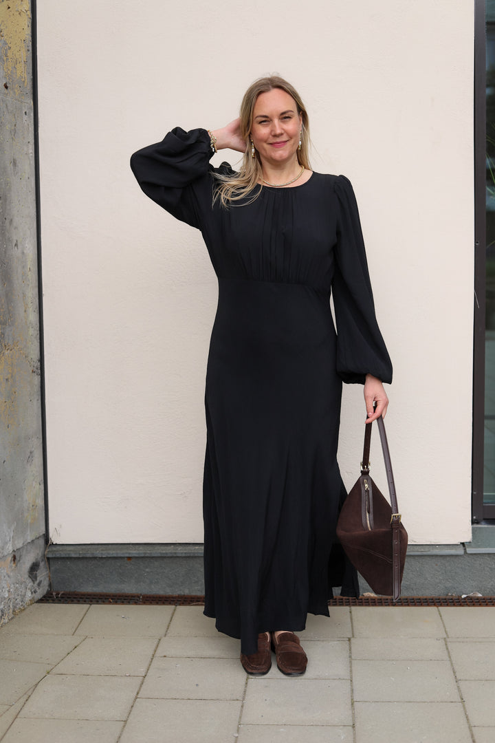 Viscose Maxi Dress Black