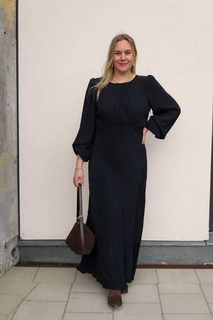 Viscose Maxi Dress Black